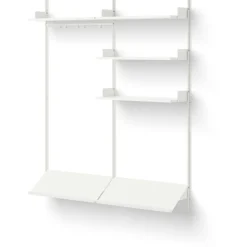 New Works Modulära Hyllsystem-Wardrobe 3 Hylla, Vit