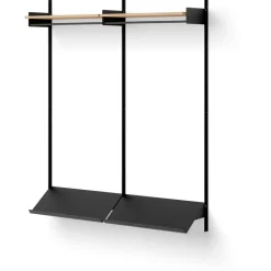 Wardrobe 2 Hylla, Vit