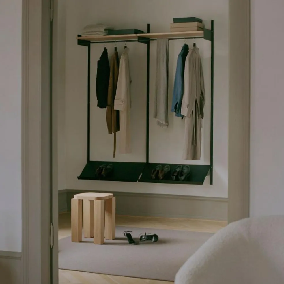 Wardrobe 2 Hylla, Vit