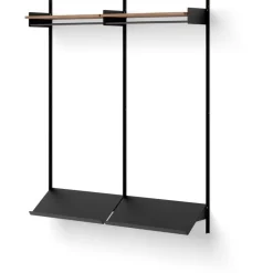 Wardrobe 2 Hylla, Vit