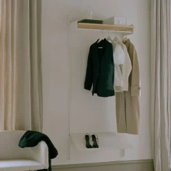 New Works Modulära Hyllsystem-Wardrobe 1 Hylla, Vit