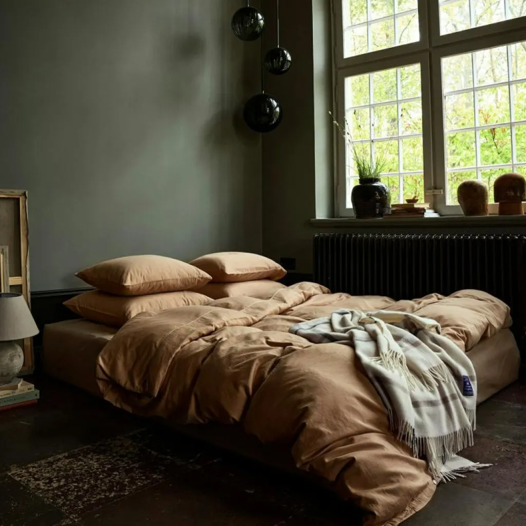 Lexington Örngott-Washed Cotton Sateen Örngott 50x60 cm, Blue Sky