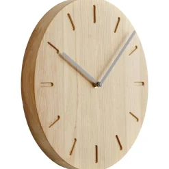 Watch:Out Väggklocka, Rökt Ek / Mässing