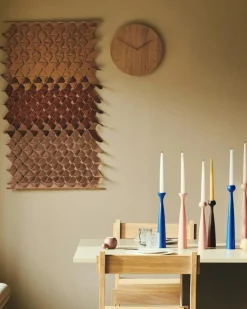 Watch:Out Väggklocka, Rökt Ek / Mässing