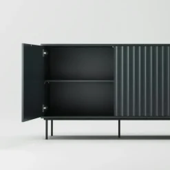 Decotique Skänkar & Sideboards-Wave Skänk 3D, Antracit