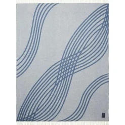 Lexington Plädar & Filtar-Waves Recycled Wool Jacquard Pläd 130x170 cm, Beige/Off-white