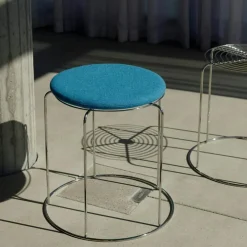 Wire Stool Sittdyna Ø36 cm, Grå