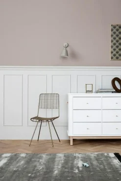 Wood Byrå 6 Lådor, Vit/Ek