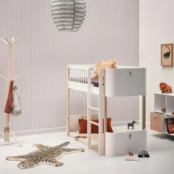 Barn Oliver Furniture Bokställ & Boklådor|Klädförvaring Barn-Wood Hyllenhet 3x2 Horisontal med Stöd,