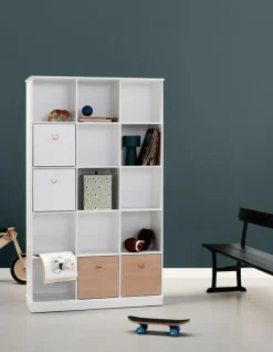 Barn Oliver Furniture Klädförvaring Barn|Leksaksförvaring-Wood Lådor 2st,