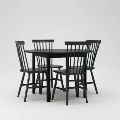 Wood Matgrupp, Svart / Svart