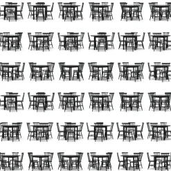 Wood Matgrupp, Svart / Svart