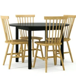 Wood Matgrupp, Svart / Svart