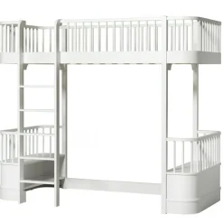 Wood Original Loftsäng, Vit/Ek