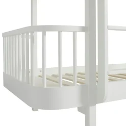 Barn Oliver Furniture Våningssängar|Barnsängar-Wood Original Våningssäng, Vit/Ek