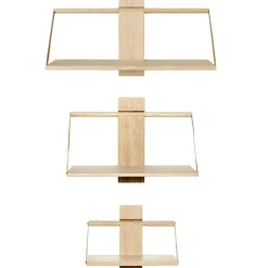 Andersen Vägghyllor-Wood Vägghylla, Svart, 60x25x32 cm