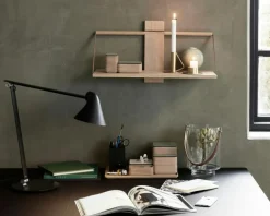 Andersen Vägghyllor-Wood Vägghylla, Svart, 60x25x32 cm