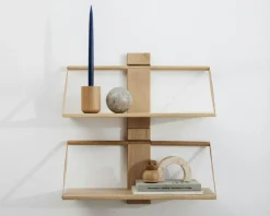 Andersen Vägghyllor-Wood Vägghylla, Svart, 60x25x32 cm