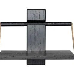 Andersen Vägghyllor-Wood Vägghylla, Svart, 60x25x32 cm