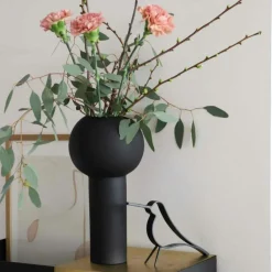 Woody Bird Dekoration 14 cm, Ek