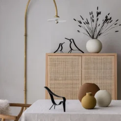 Cooee Design Dekorativa Accessoarer-Woody Bird Dekoration Medium, Vit