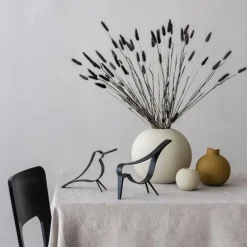 Cooee Design Dekorativa Accessoarer-Woody Bird Dekoration Medium, Vit