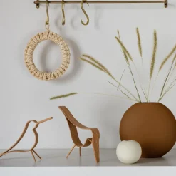 Cooee Design Dekorativa Accessoarer-Woody Bird Dekoration Medium, Vit