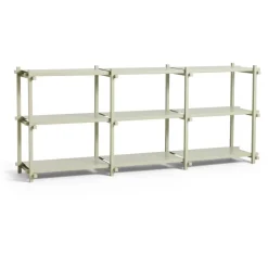 Woody Hyllsystem 2.0 Low Smokey Grey Beech / Smokey Grey Steel