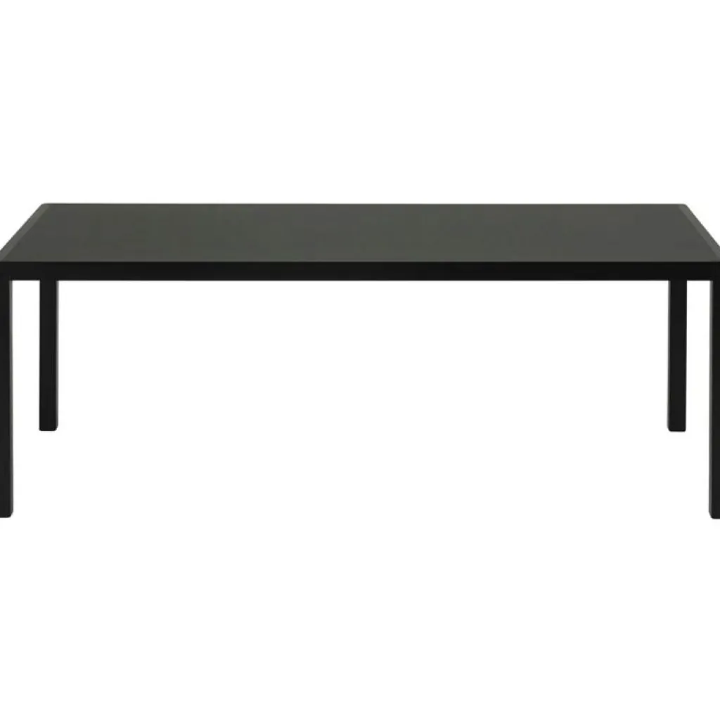 Muuto Matbord Och Barbord-Workshop Bord 92x200 cm, Svart Linoleum