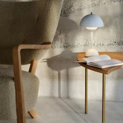 Wulff ATD2 Loungefåtölj, Oak/sheepskin Moonlight