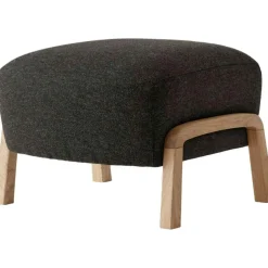 Wulff ATD3 Sittpuff, Valnöt/Sheepskin Moonlight