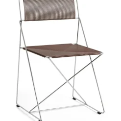 HAY Stolar-X-Line Stol, Krom / Kritvit