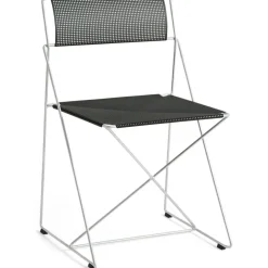 X-Line Stol Varmförzinkat Stål / Pulverlackerad, Svart