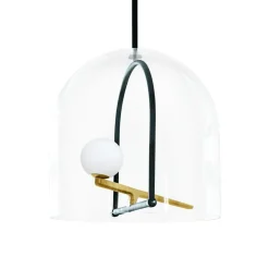 Artemide Pendellampor-Yanzi S Pendel, Svart / Mässing