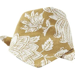 Yasmine Servett 35x35 cm 2-pack, Vit / Camel