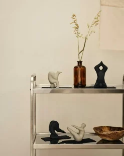 Design House Stockholm Porslinsfigurer|Skulpturer-Yoga Skulptur no 4, Ljusgrå