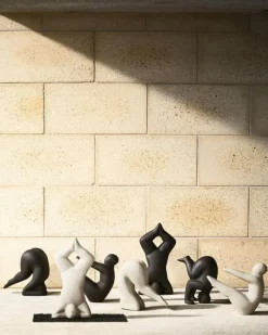 Design House Stockholm Porslinsfigurer|Skulpturer-Yoga Skulptur no 4, Ljusgrå