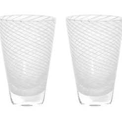 OYOY Dricksglas-Yuka Glas 2-pack, Vit