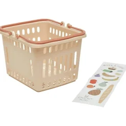 Yummy Mini Varukorg, Beige/Korall