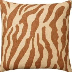 Zebra Kuddfodral 50x50 cm, Taupe