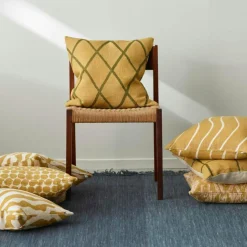 Zebra Kuddfodral 50x50 cm, Taupe