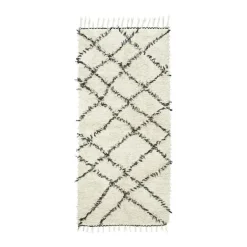 House Doctor Bomulls- & Trasmattor|Ryamattor-Zena Matta 90x200 cm, /Svart